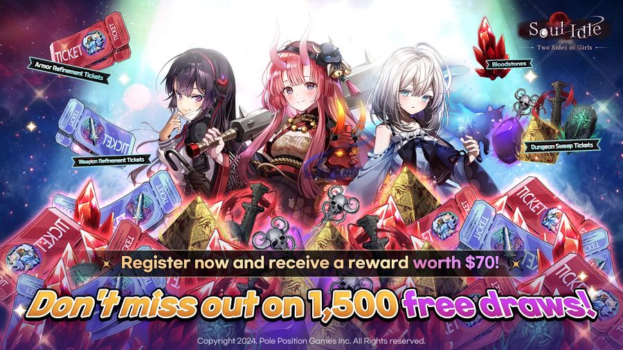 Soul Idle : Two Sides of Girls เปิดให้ลงทะเบียนล่วงหน้าครบทั้ง iOS/Android บนสโตร์ไทยแล้ว 5 Soul Idle Two Sides of Girls Pre Register Launches