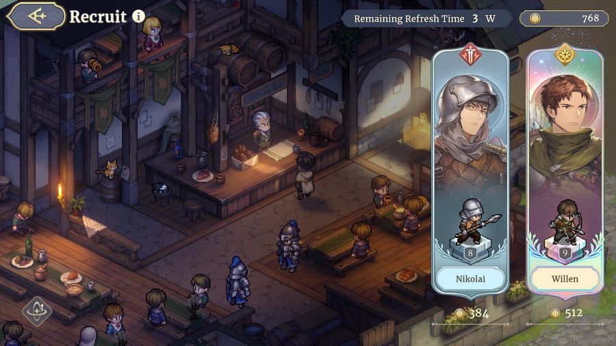 วิธีหาตัวละครมาใช้งานในโหมด Spiral of Destinies ใน Sword of Convallaria 2 Sword of Convallaria Recruit Guide