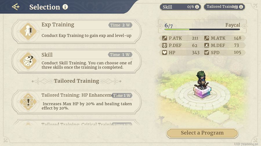เผยระบบ Training ใน Sword of Convallaria 5 Training Sword of Convallaria Guide