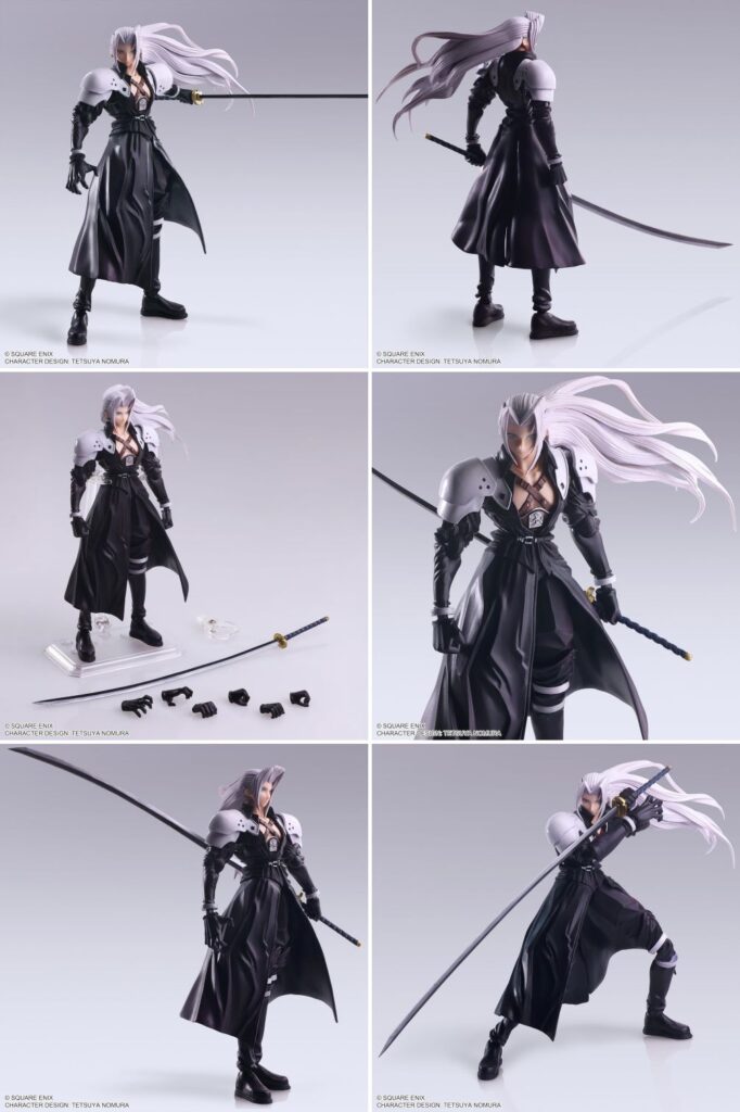 เปิดตัวฟิกเกอร์ Sephiroth และ Zack จาก Final Fantasy VII เวอร์ชั่น PS1 2 Sephiroth and Zack Final Fantasy VII Figure Announced