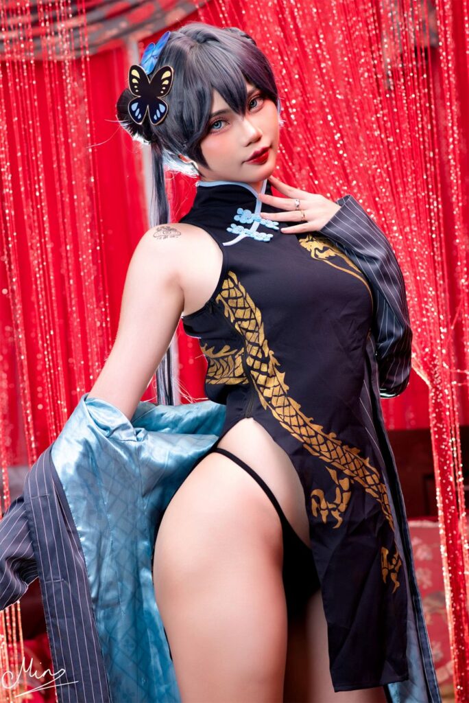 Mimmissu โชว์การแต่งคอสเพลย์เป็น Kisaki จาก Blue Archive 3 Kisaki Blue Archive Cosplay by Mimmissu