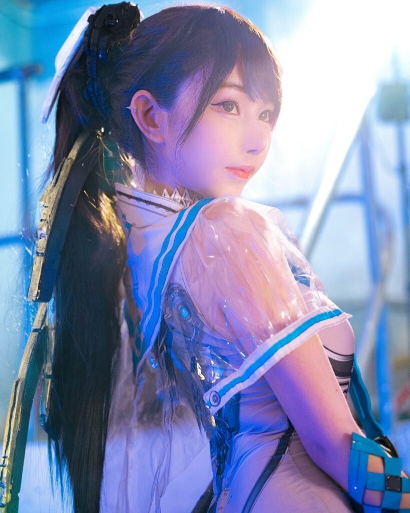 นางแบบสาวเกาหลีแปลงโฉมเป็น Eve จาก Stellar Blade 7 Eve Stellar Blade Cosplay by Zoe So
