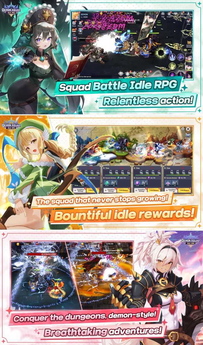 จากเกาหลีสู่แดนสยาม! Demon Squad เปิดให้บริการทั้ง iOS/Android บนสโตร์ไทยแล้ว 5 Demon-Squad-Screenshot1