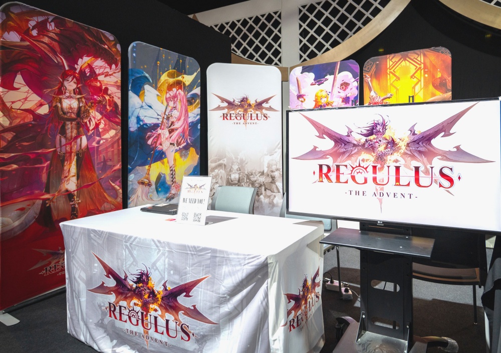 จัมโบ้ จั๊มพส์ เปิดตัวงานอาร์ตตัวละครเกมใหม่ “Regulus : The Advent” ในงาน THACCA SPLASH : Soft Power Forum 2024 4 จัมโบ้ จั๊มพส์ เปิดตัวงานอาร์ตตัวละครเกมใหม่ “Regulus : The Advent” ในงาน THACCA SPLASH : Soft Power Forum 2024