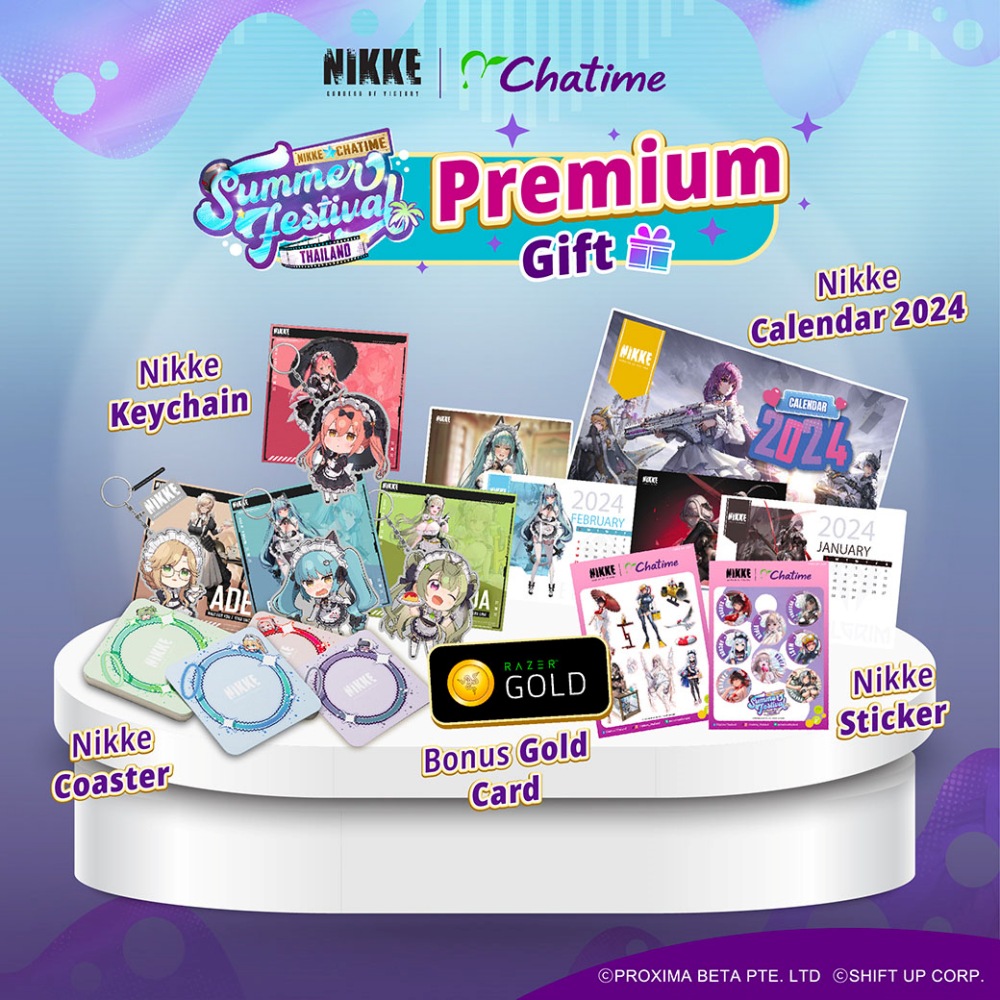 NIKKE x CHATIME คอลแลปพิเศษสำหรับผู้บัญชาการชาวไทย ‘SUMMER FESTIVAL THAILAND’ 5 NIKKE x CHATIME คอลแลปพิเศษสำหรับผู้บัญชาการชาวไทย ‘SUMMER FESTIVAL THAILAND’