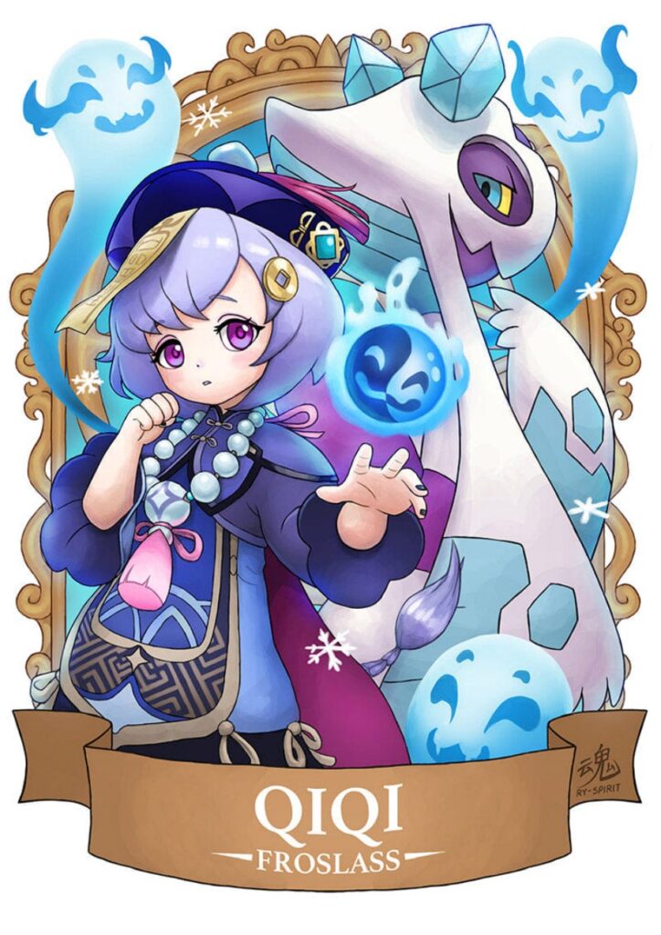 แฟนอาร์ต Genshin Impact x Pokémon สุดคาวาอี้ 5 แฟนอาร์ต Genshin Impact x Pokémon สุดคาวาอี้