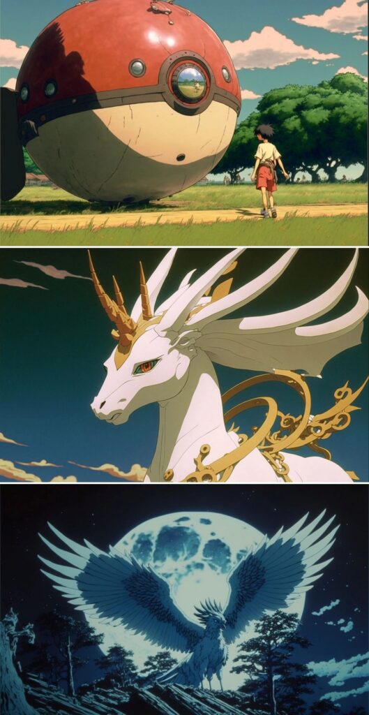 แฟนอาร์ต Pokémon ในลายเส้นแบบสตูดิโอจิบลิ