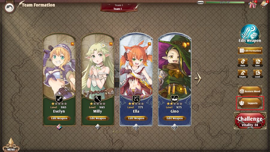 ระบบตัวละครสนับสนุนใน Zold:out 2 ระบบตัวละครสนับสนุนใน Zold:out
