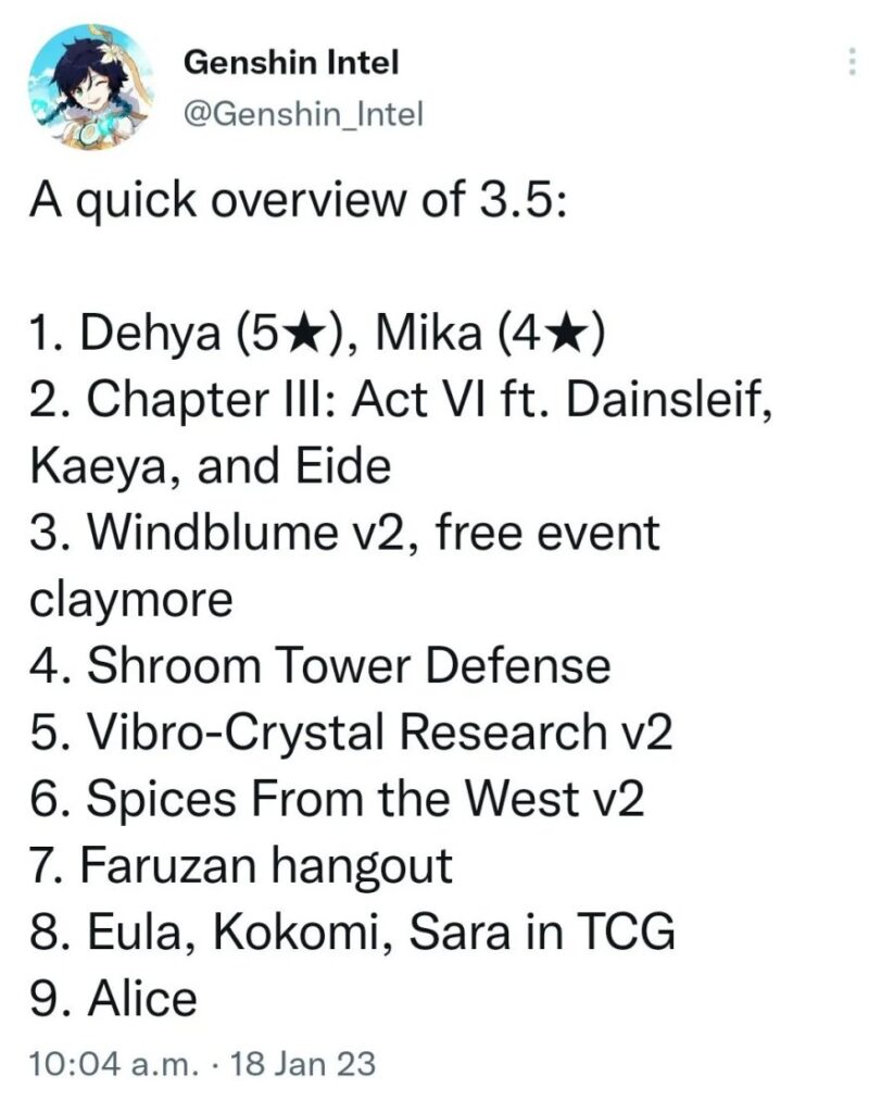 Dainsleif อาจปรากฎตัวอีกครั้งใน Genshin Impact 3.5 2 Dainsleif อาจปรากฎตัวอีกครั้งใน Genshin Impact 3.5