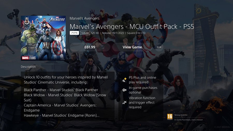 แฟนเกมหัวร้อน Marvel's Avengers ปล่อยแพ็คเครื่องตกแต่งใหม่ก่อนเกมปิดตัวไม่นาน 2 แฟนเกมหัวร้อน Marvel's Avengers ปล่อยแพ็คเครื่องตกแต่งใหม่ก่อนเกมปิดตัวไม่นาน