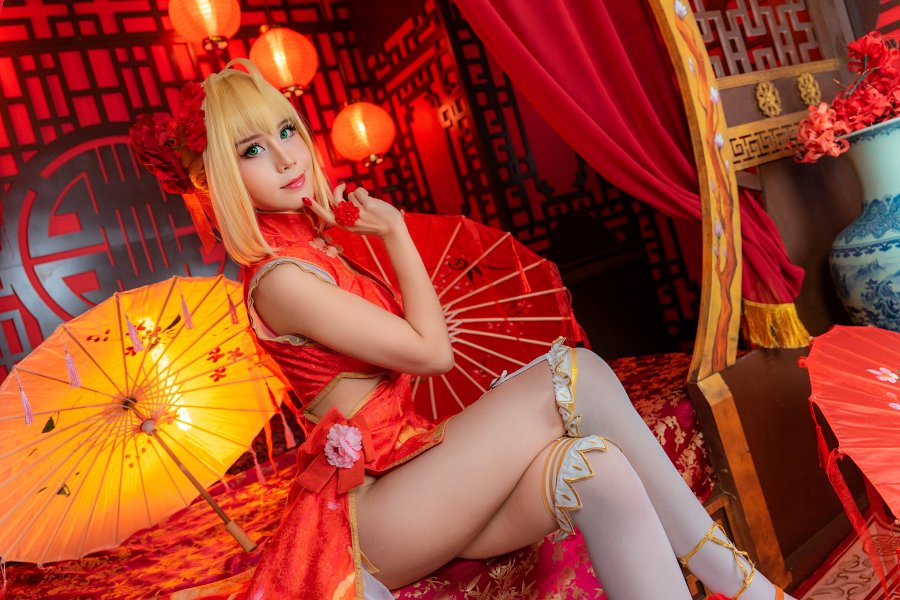 คุณโอปอล์ แปลงโฉมเป็น Nero จาก FGO เวอร์ชั่นตรุษจีนได้สวยแซ่บสะท้านใจ