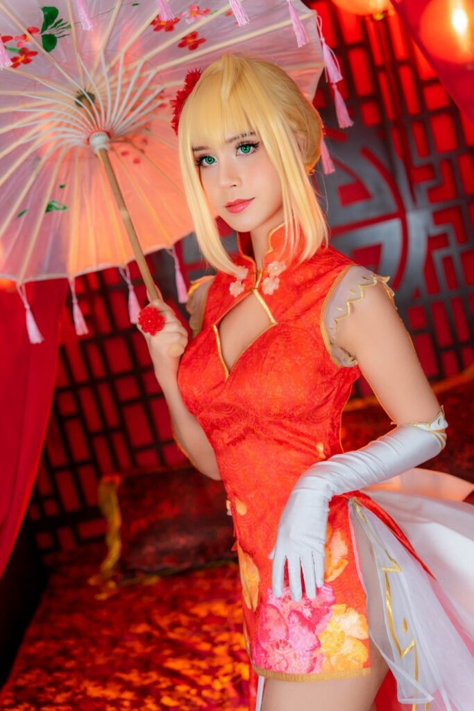 คุณโอปอล์ แปลงโฉมเป็น Nero จาก FGO เวอร์ชั่นตรุษจีนได้สวยแซ่บสะท้านใจ