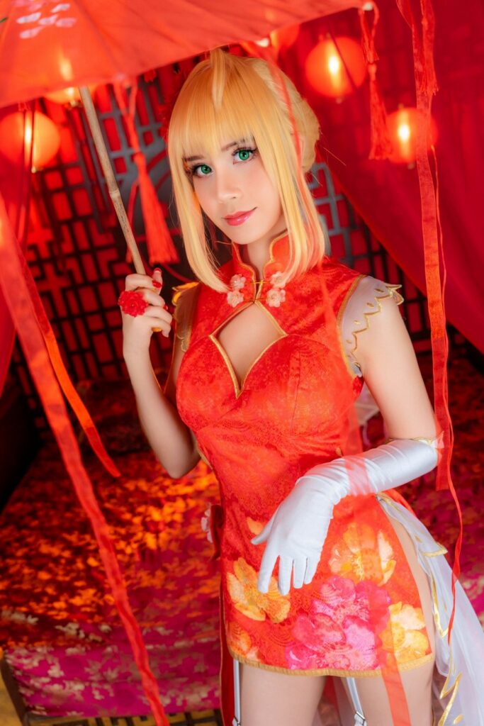คุณโอปอล์ แปลงโฉมเป็น Nero จาก FGO เวอร์ชั่นตรุษจีนได้สวยแซ่บสะท้านใจ
