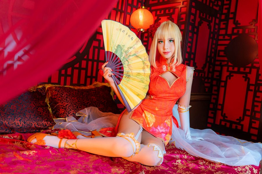 คุณโอปอล์ แปลงโฉมเป็น Nero จาก FGO เวอร์ชั่นตรุษจีนได้สวยแซ่บสะท้านใจ