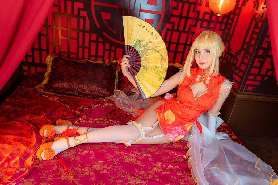 คุณโอปอล์ แปลงโฉมเป็น Nero จาก FGO เวอร์ชั่นตรุษจีนได้สวยแซ่บสะท้านใจ