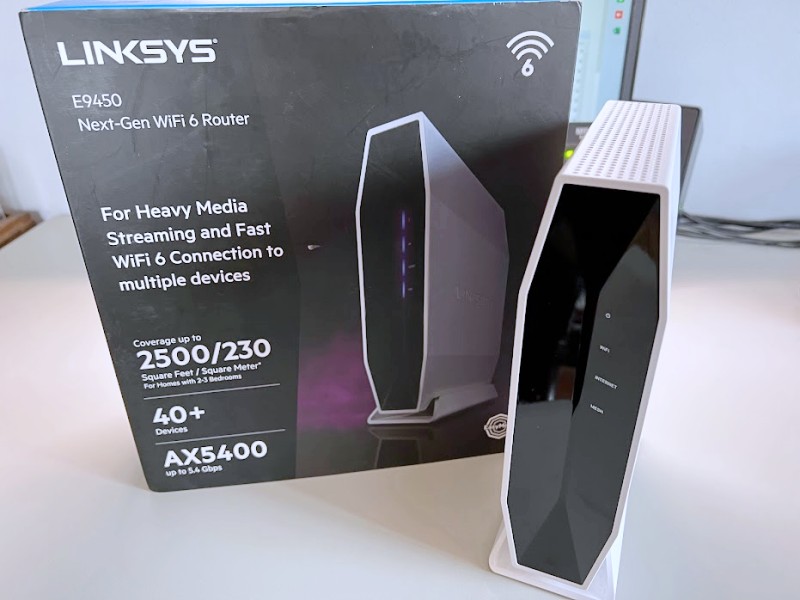 [รีวิว] Linksys E9450 Dual-Band WiFi 6 EasyMesh Router (AX5400)