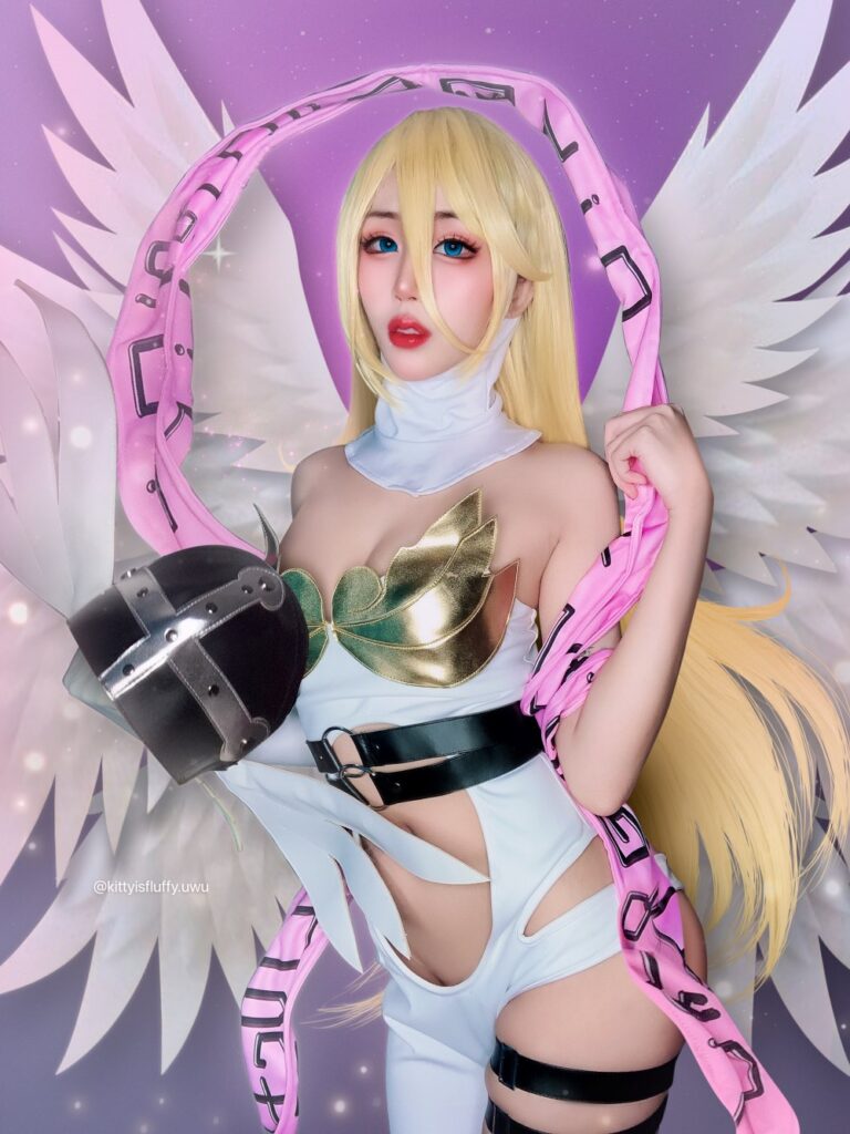 คุณคิตตี้ Evolution กลายเป็น Angewomon จาก Digimon! 5 คุณคิตตี้ Evolution กลายเป็น Angewomon จาก Digimon!