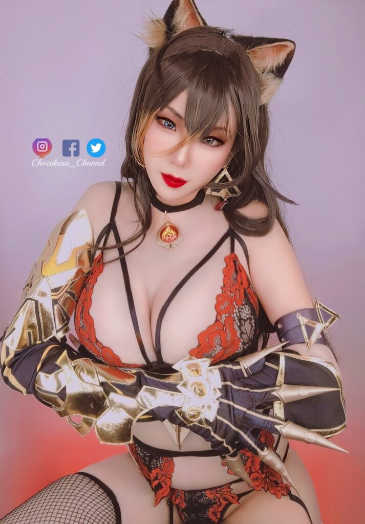 คอสเพลเยอร์สาวไทย แปลงโฉมเป็น Dehya จาก Genshin Impact ได้เซ็กซี่เกินต้าน 5 คอสเพลเยอร์สาวไทย แปลงโฉมเป็น Dehya จาก Genshin Impact ได้เซ็กซี่เกินต้าน