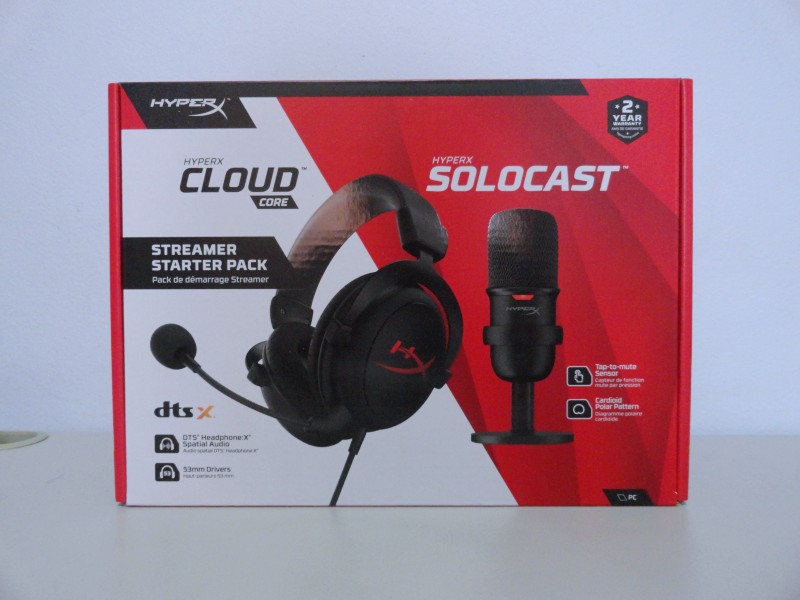 [รีวิว] HyperX Streamer Starter Pack (Cloud Core+Solocast)