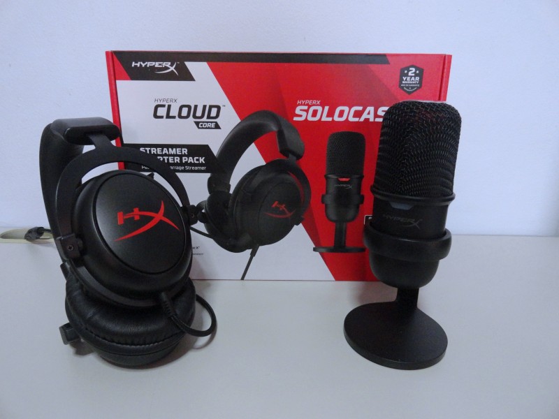 [รีวิว] HyperX Streamer Starter Pack (Cloud Core+Solocast)