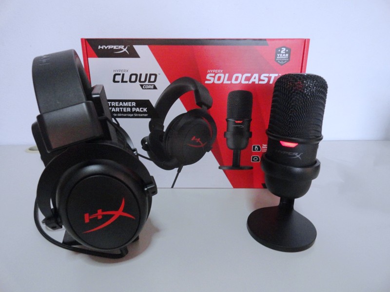 [รีวิว] HyperX Streamer Starter Pack (Cloud Core+Solocast)