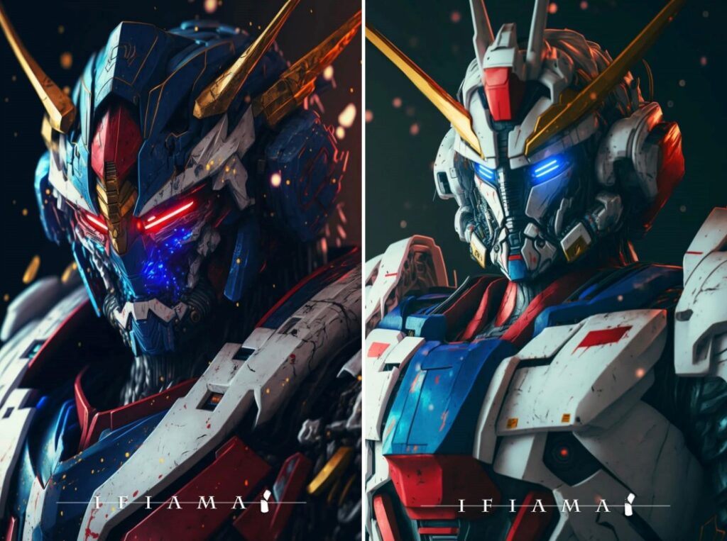 แฟนอาร์ต 'เมื่อให้ AI วาด GUNDAM!' 3 แฟนอาร์ต 'เมื่อให้ AI วาด GUNDAM!'