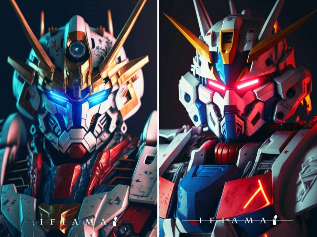 แฟนอาร์ต 'เมื่อให้ AI วาด GUNDAM!' 4 แฟนอาร์ต 'เมื่อให้ AI วาด GUNDAM!'
