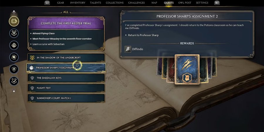 Hogwarts Legacy - วิธีการเรียนคาถา Diffindo 2 Hogwarts Legacy - วิธีการเรียนคาถา Diffindo