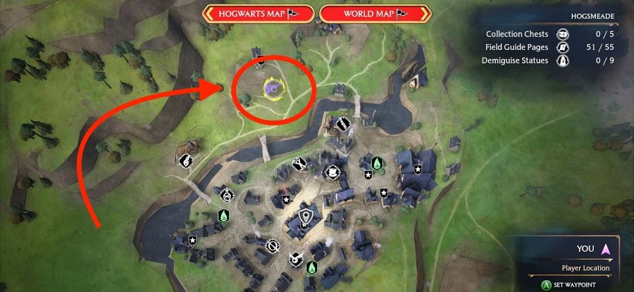 Hogwarts Legacy - วิธีไขปริศนา Tomb Of The Villager