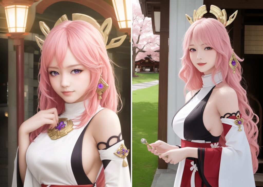 เอาอีก! AI สร้างภาพสาวคอสเพลย์เป็น Yae 8 เอาอีก! AI สร้างภาพสาวคอสเพลย์เป็น Yae