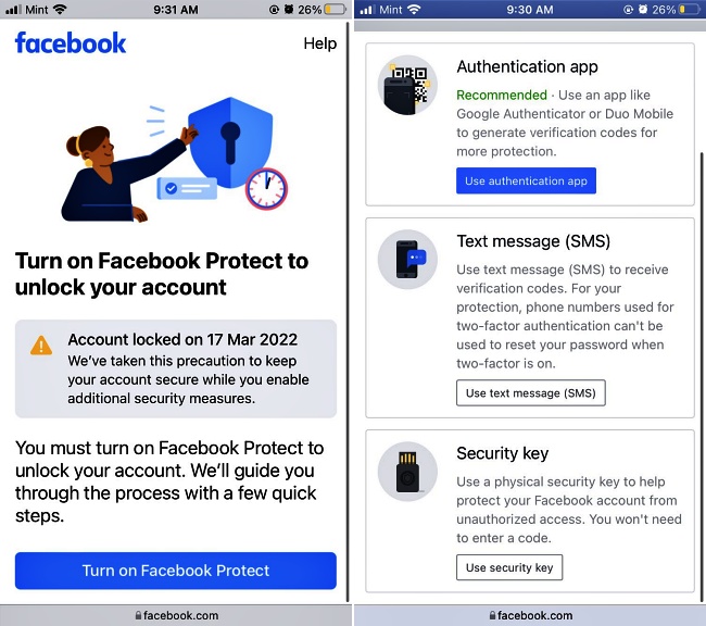 Facebook เริ่มระงับการเข้าถึงบัญชีที่ไม่เปิดใช้งาน Facebook Protect 2 Facebook เริ่มระงับการเข้าถึงบัญชีที่ไม่เปิดใช้งาน Facebook Protect