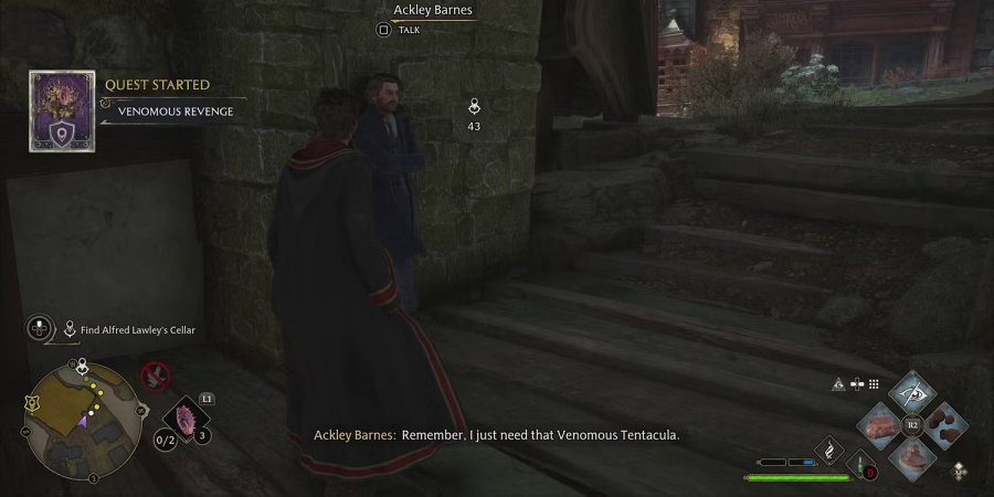 Hogwarts Legacy - วิธีการทำไซด์เควส Venomous Revenge 2 Hogwarts Legacy - วิธีการทำไซด์เควส Venomous Revenge
