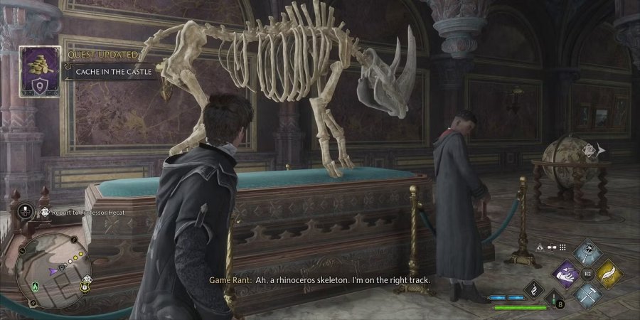 Hogwarts Legacy - วิธีการทำไซด์เควส Cache in the Castle 2 Hogwarts Legacy - วิธีการทำไซด์เควส Cache in the Castle
