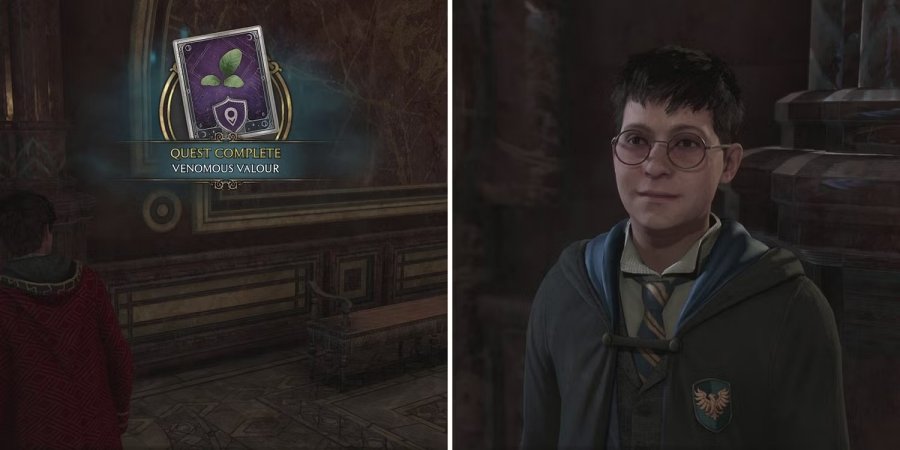 Hogwarts Legacy - วิธีการทำไซด์เควส Venomous Valour 4 Hogwarts Legacy - วิธีการทำไซด์เควส Venomous Valour