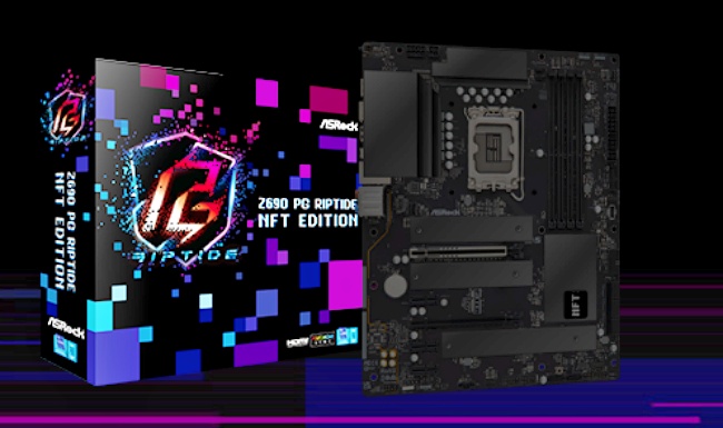 ASRock เตรียมเปิดตัว Z690 PG Riptide NFT Edition