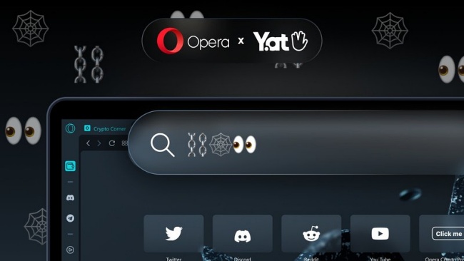 Opera จับมือ Yat เปิดตัวฟีเจอร์เข้าถึงเว็บไซต์ผ่านอิโมจิ 2 Opera จับมือ Yat เปิดตัวฟีเจอร์เข้าถึงเว็บไซต์ผ่านอิโมจิ