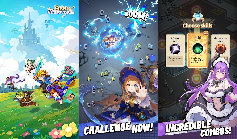 Hero Survivor.io เปิดให้บริการบนสโตร์ต่างประเทศแล้ว 7 Hero Survivor.io