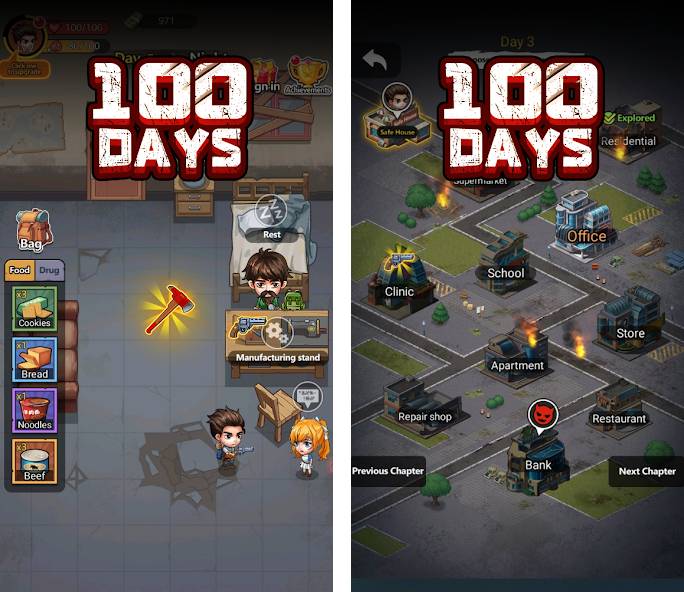 Survival 100 Days เปิดให้บริการบนสโตร์ไทยแล้ว 2 Survival 100 Days