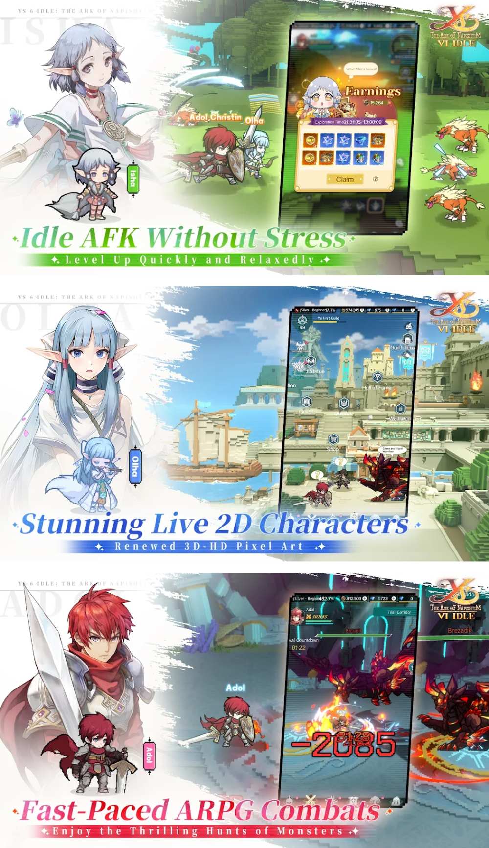 Ys 6 Idle