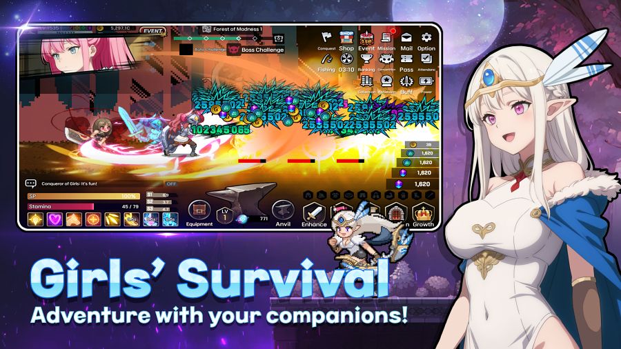 Conquest Girls เกมมือถือ Idle RPG กับตัวละครสาวน่ารัก 5 Conquest Girls Pre Register Launches