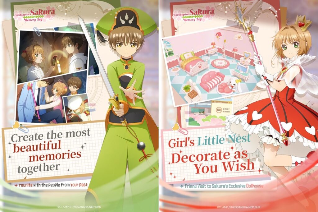 ซากุระภาคใหม่มาแล้ว ! Cardcaptor Sakura:Memory Key เปิดให้ลงทะเบียนล่วงหน้าครบทั้ง iOS/Android บนสโตร์ไทยแล้ว 4 Cardcaptor Sakura