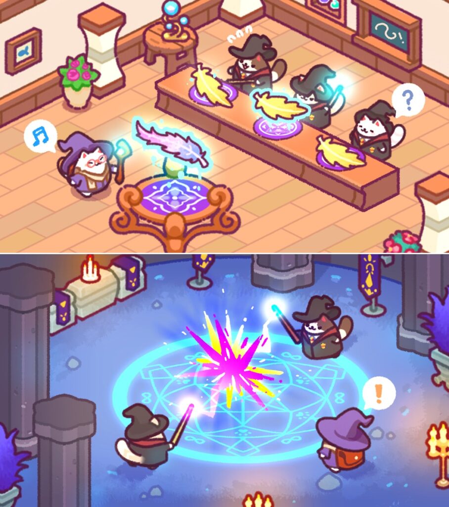 Cat Magic School : Cute Tycoon เปิดให้ลงทะเบียนล่วงหน้าบนสโตร์ไทยแล้ว 4 Cat Magic School