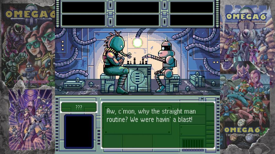 OMEGA 6: The Triangle Stars เกมผจญภัย 16-bit สไตล์เรโทรฟิวเจอร์ริสติก 5 OMEGA 6: The Triangle Stars