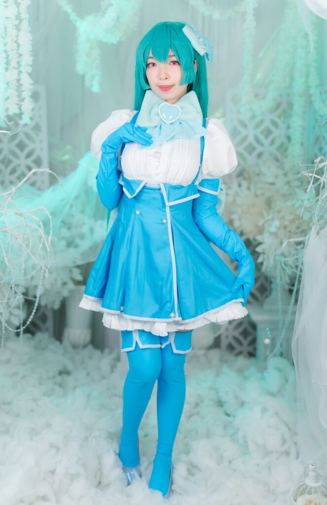 สาวไทยโชว์ลุคสุดคิ้วท์ในชุดคอสเพลย์ Azul จากอนิเมะ Mahou Shoujo ni Akogarete 2 Azul Mahou Shoujo ni Akogarete Cosplay by Unicorn Cosplay