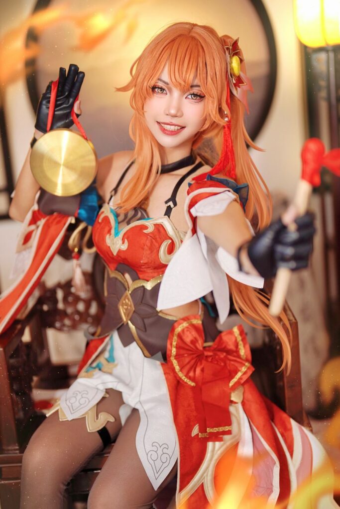 คุณยูริฝากผลงานคอสเพลย์เป็น Guinaifen จาก Honkai: Star Rail 2 Guinaifen Honkai: Star Rail Cosplay by Yuri
