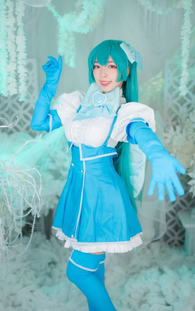 สาวไทยโชว์ลุคสุดคิ้วท์ในชุดคอสเพลย์ Azul จากอนิเมะ Mahou Shoujo ni Akogarete 3 Azul Mahou Shoujo ni Akogarete Cosplay by Unicorn Cosplay
