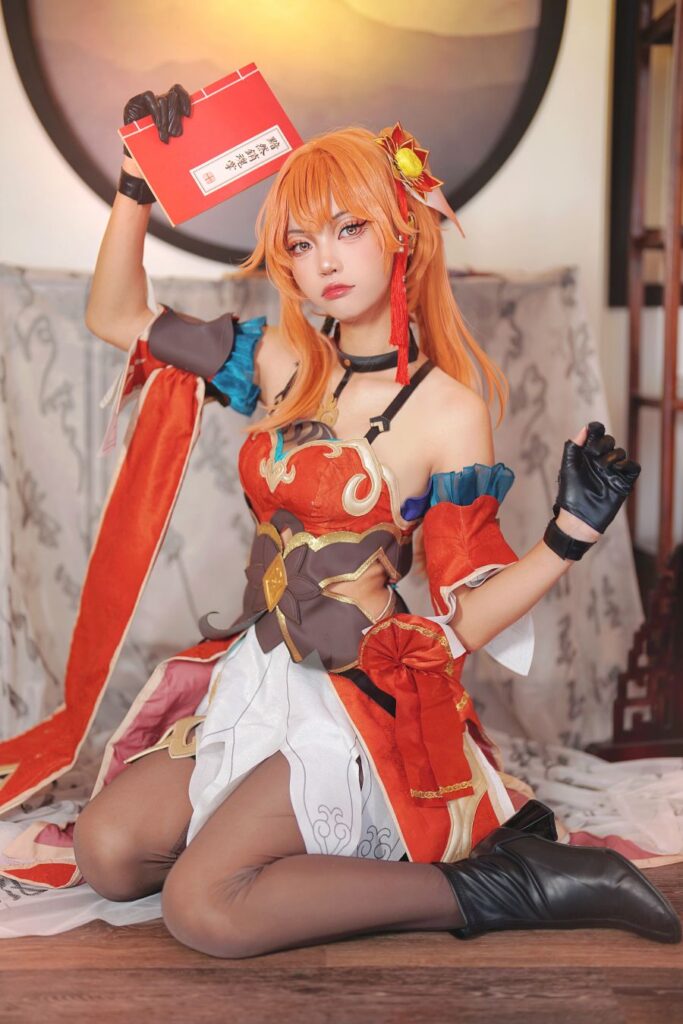 คุณยูริฝากผลงานคอสเพลย์เป็น Guinaifen จาก Honkai: Star Rail 3 Guinaifen Honkai: Star Rail Cosplay by Yuri