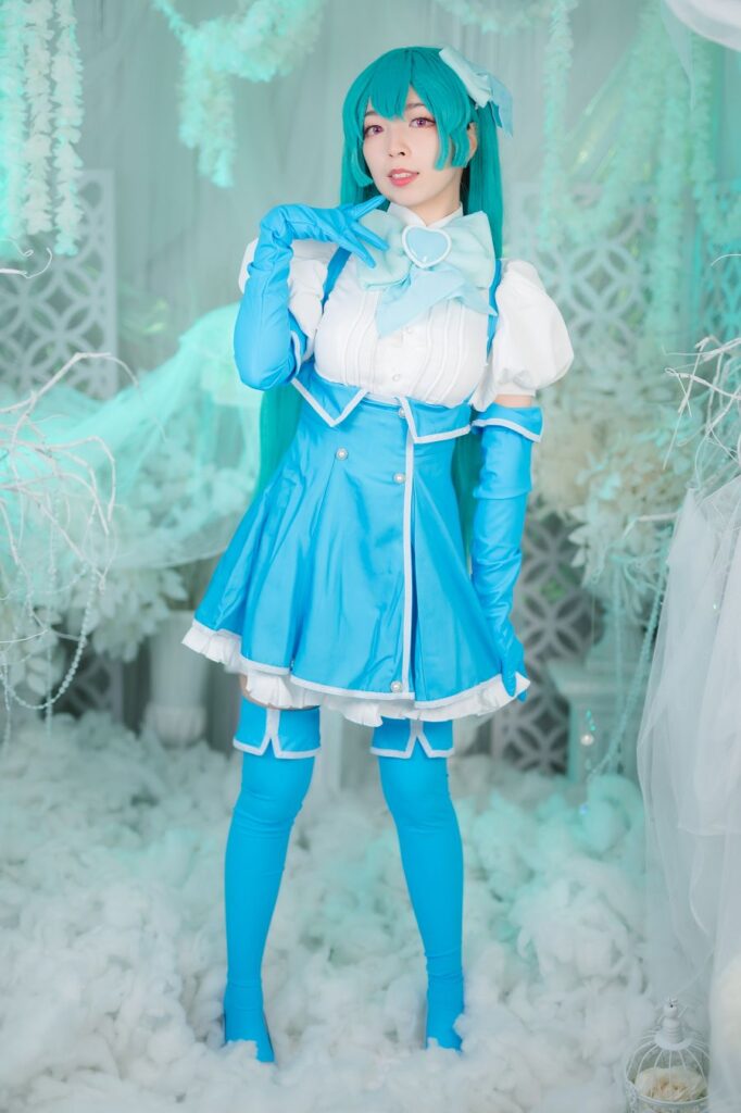 สาวไทยโชว์ลุคสุดคิ้วท์ในชุดคอสเพลย์ Azul จากอนิเมะ Mahou Shoujo ni Akogarete 4 Azul Mahou Shoujo ni Akogarete Cosplay by Unicorn Cosplay