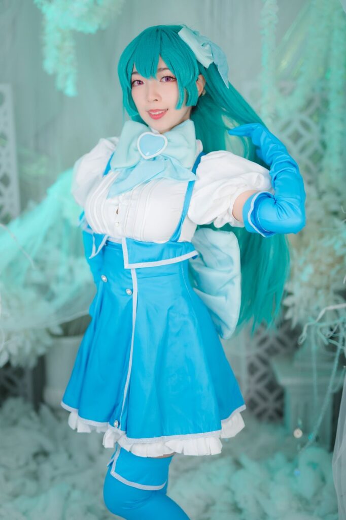 สาวไทยโชว์ลุคสุดคิ้วท์ในชุดคอสเพลย์ Azul จากอนิเมะ Mahou Shoujo ni Akogarete 5 Azul Mahou Shoujo ni Akogarete Cosplay by Unicorn Cosplay