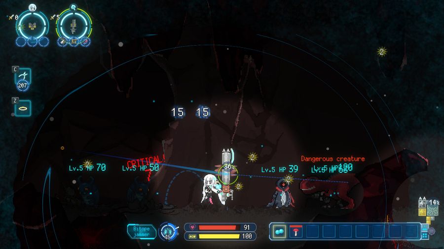 Million Depth เกมแอ็กชั่น Side-scrolling roguelike สุดแนว 5 Million Depth Announced